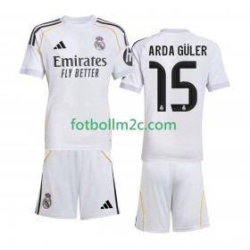 Fußballtrikots Real Madrid Arda Guler 15 Kinder Heim Trikotsatz 2025-2026